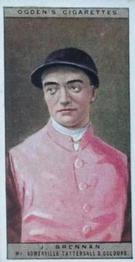1927 Ogden's Jockeys and Owners' Colours #8 Jack Brennan Front